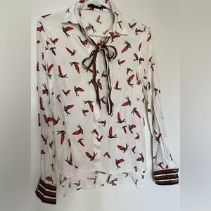 Zara Button up top